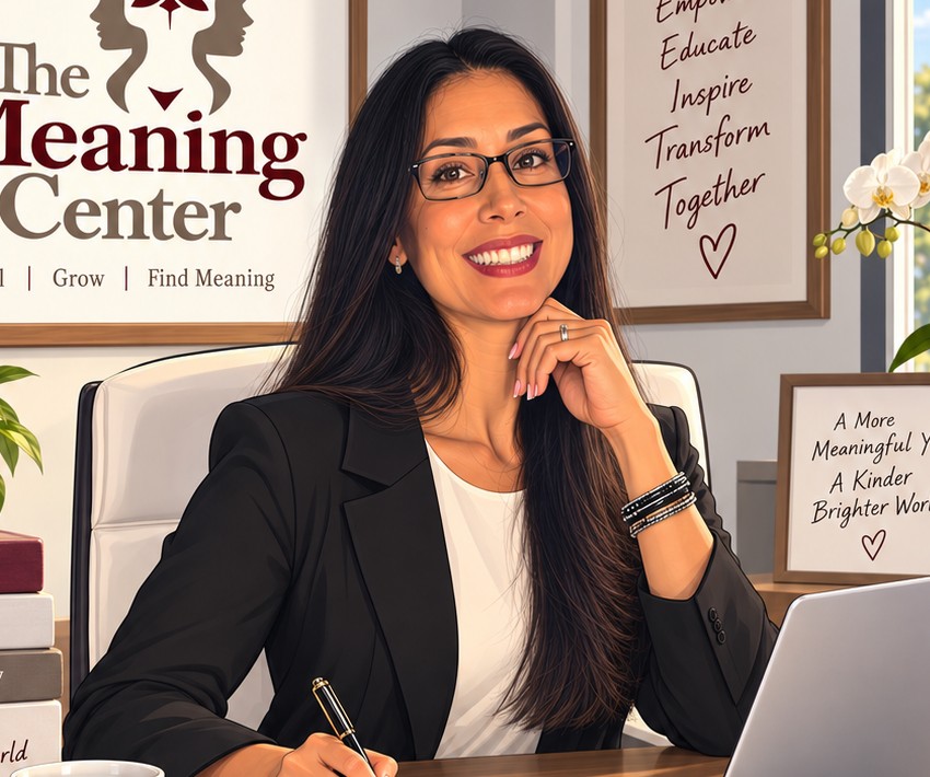 Dr. Jackie S. Colorado at her desk